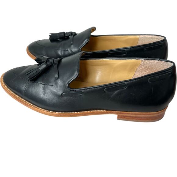 TALBOTS Leighton Tassel Loafers in Black Women's Size 9 Medium - Picture 9 of 15
